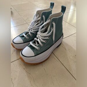 Green Converse Run Star Hike (like new)